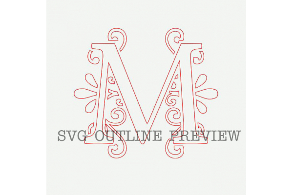 APEX FONT - APEX MONOGRAM - SVG Cut File Lines