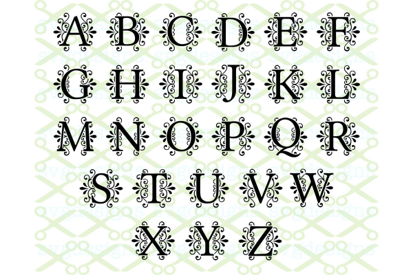 APEX FONT - APEX MONOGRAM - Letters A-Z