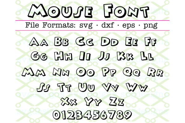 MOUSE OUTLINE SVG FONT