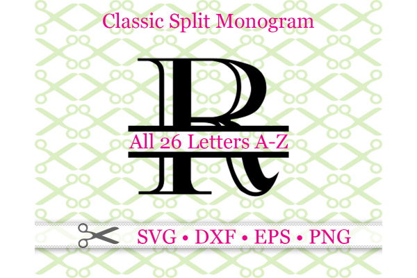 CLASSIC SPLIT MONOGRAM SET