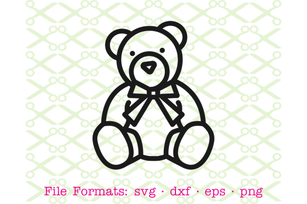 TEDDY BEAR SVG Drawing
