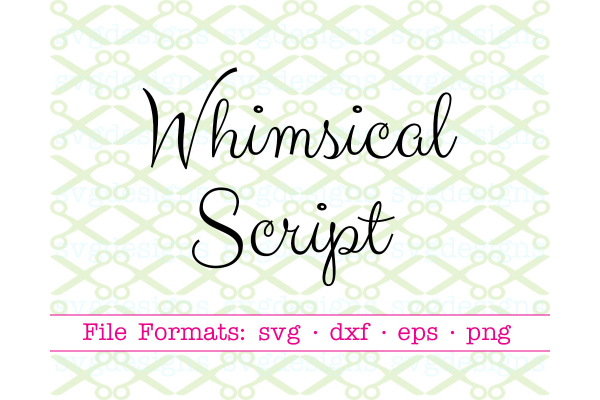 WHIMSICAL SCRIPT SVG FONT