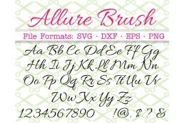 ALLURE SCRIPT SVG FONT ALLURE SCRIPT SVG FONT