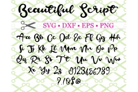 BEAUTIFUL SCRIPT SVG FONT BEAUTIFUL SCRIPT SVG FONT
