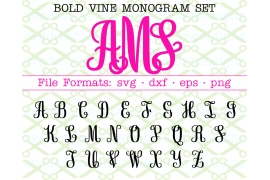 BOLD VINES FONT BOLD VINES SVG FONT