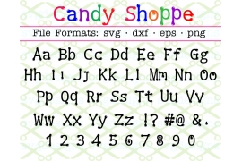 CANDY SHOPPE SVG FONT CANDY SHOPPE SVG FONT