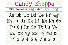 CANDY SHOPPE SVG FONT