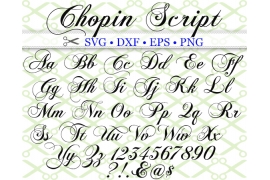 CHOPIN SCRIPT SVG FONT CHOPIN SCRIPT SVG FONT