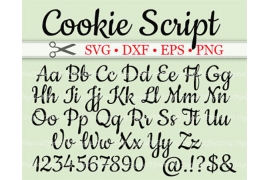 COOKIE SCRIPT SVG FONT