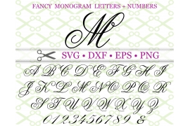 FANCY WEDDING MONOGRAM SVG FONT