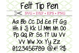 FELT TIP PEN FONT SVG FILES FELT TIP PEN FONT SVG FILES