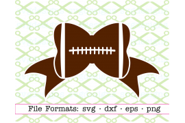 Football Fan, Football Bow, Football SVG Football Fan, Football Bow, Football SVG