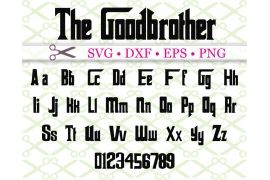 GOODBROTHER FONT aka GODFATHER FONT GOODBROTHER FONT aka GODFATHER FONT