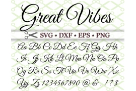 GREAT VIBES SVG FONT