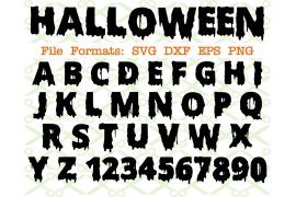 HALLOWEEN SVG FONT HALLOWEEN SVG FONT