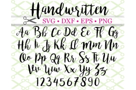 HANDWRITTEN SCRIPT SVG FONT HANDWRITTEN SCRIPT SVG FONT