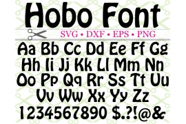 HOBO FONT MONOGRAM SVG FONT HOBO FONT MONOGRAM SVG FONT