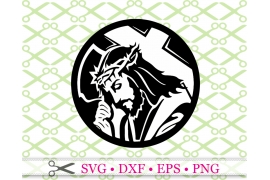 JESUS SVG, Jesus Carrying Cross SVG