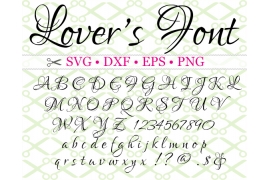 LOVERS SVG FONT LOVERS SVG FONT