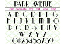 PARK AVENUE FONT SVG FILE PARK AVENUE FONT SVG FILE