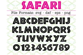SAFARI SVG FONT