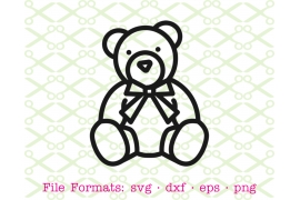 TEDDY BEAR SVG Drawing TEDDY BEAR SVG Drawing