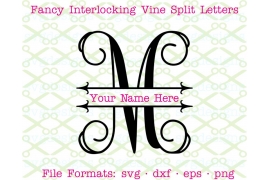 ARROWS SPLIT LETTER MONOGRAM