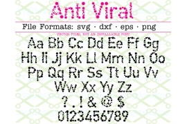 ANTI VIRAL SVG FONT ANTI VIRAL SVG FONT