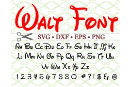WALT SVG FONT