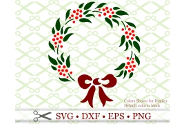 CHRISTMAS WREATH STENCIL SVG FILE CHRISTMAS WREATH STENCIL SVG FILE