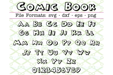 COMIC BOOK FONT SVG COMIC BOOK FONT SVG