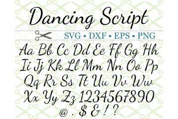 DANCING SCRIPT SVG FONT