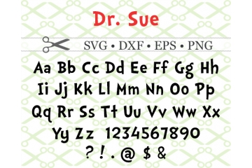 DR SUE SVG FONT