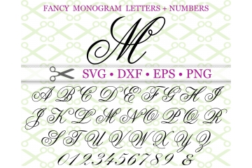 FANCY WEDDING MONOGRAM SVG FONT