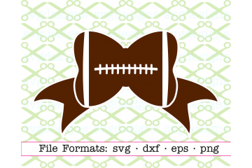 Football Bow, Football SVG Football Bow, Football SVG