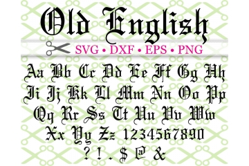 OLD ENGLISH SCRIPT SVG FONT OLD ENGLISH SCRIPT SVG FONT