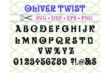 OLIVER TWIST SVG FONT OLIVER TWIST SVG FONT
