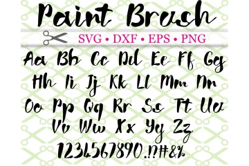 PAINT BRUSH SCRIPT SVG FONT