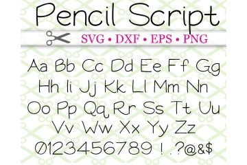 PENCIL SCRIPT SVG FONT PENCIL SCRIPT SVG FONT