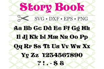 STORYBOOK FONT SVG STORYBOOK FONT SVG