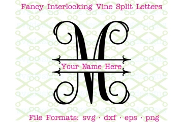 ARROWS SPLIT LETTER MONOGRAM