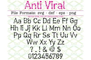 ANTI VIRAL SVG FONT ANTI VIRAL SVG FONT