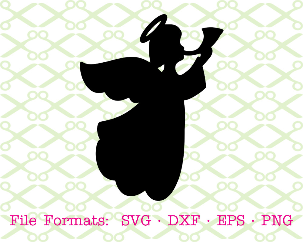 Christmas SVG files, Christmas Cut files for Cricut & Silhouette, Angel ...