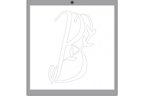 Download FANCY LEAVES MONOGRAM SVG for Cricut & Silhouette ...