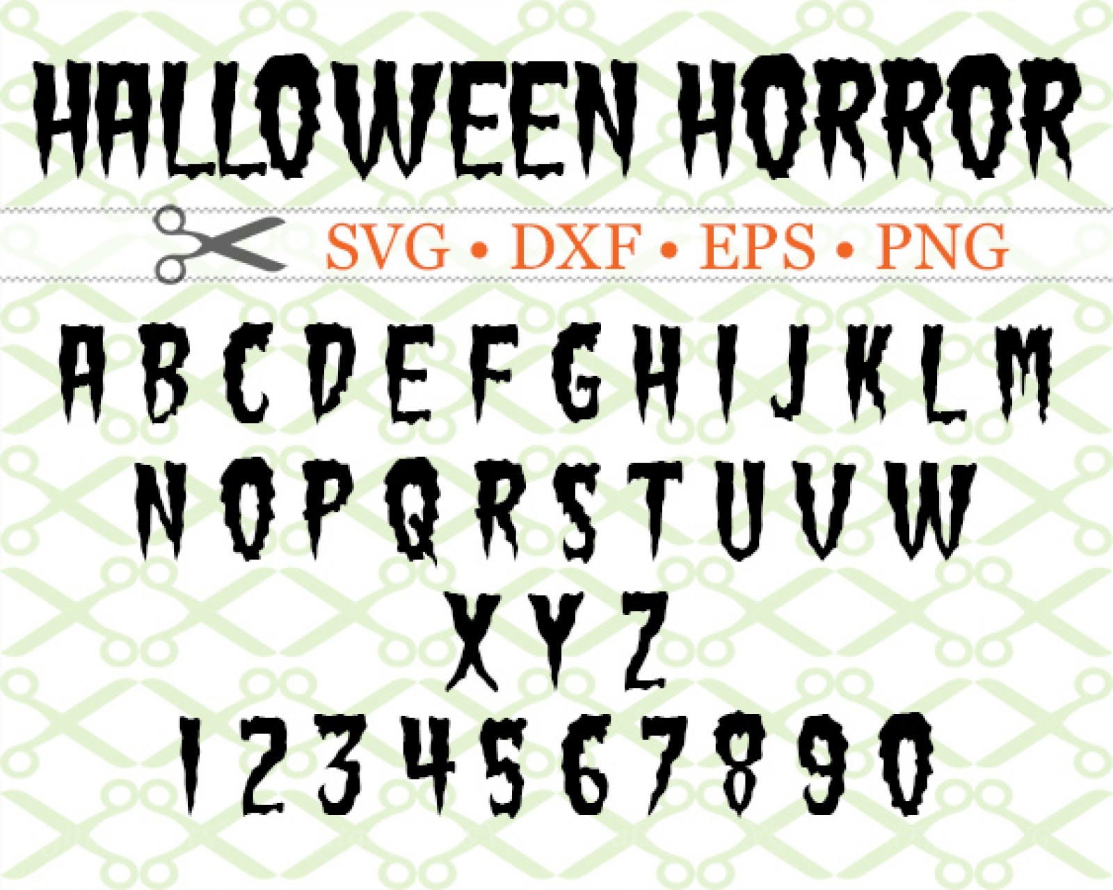 Horror Scary Movie Alphabet Font Typography Halloween - vrogue.co