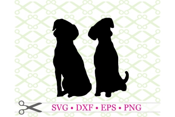 TWO DOGS SVG FILE