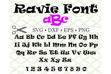 RAVIE SVG FONT