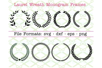 SVG MONOGRAM FRAMES   by SVG Designs